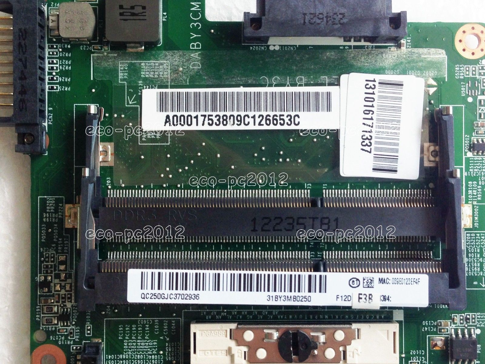 Toshiba Satellite C840 L840 Intel HM76 Motherboard A000175380 DABY3CMB8E0 HD7670